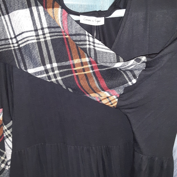 Cream n Sugar 3xl lightweight long sleeved with cuff at wrists elastic waist - Picture 7 of 7